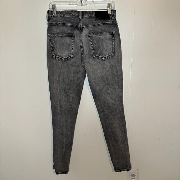 Moussy Vintage Carmel Rebirth Skinny Hi in Grey High Rise Size 29 - Picture 6 of 10